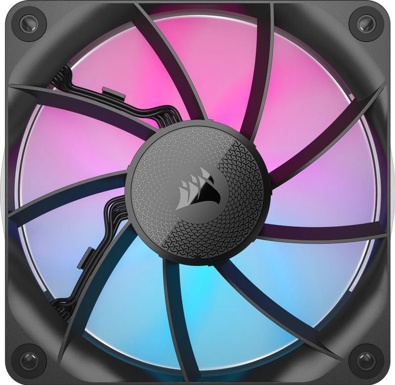 CORSAIR - iCUE LINK RX120 - PWM-Ventilator - Zwart - 120 mm, RGB-verlichting, 2100 tpm