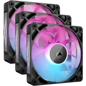 Corsair iCUE LINK RX120 RGB, Fan, 12 cm, 400 RPM, 2100 RPM, Black