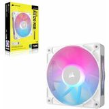 CORSAIR iCUE LINK RX120 RGB 120mm PWM Ventilator - Magnetische Koepellager - Enkele Ventilator - Wit