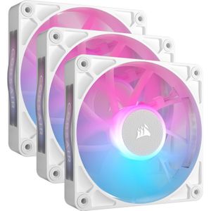 Corsair - iCUE LINK RX120 RGB - Ventilator - Wit - 120mm, 3x, 126,06 m³/h, 400-2100 RPM, 36 dB(A)