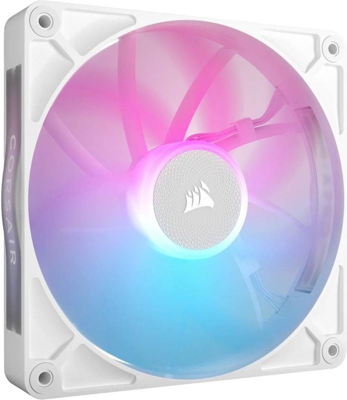 Corsair - iCUE LINK RX140 - PWM-Ventilator - Wit - 140 mm, 1700 rpm, 95,7 CFM, RGB-verlichting
