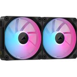 CORSAIR - iCUE LINK LX140 - Ventilator - Zwart - 140 mm PWM - RGB Verlichting - Inclusief iCUE LINK System Hub