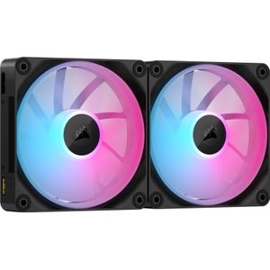 CORSAIR - iCUE LINK LX140 - Ventilator - Zwart - 140 mm PWM - RGB Verlichting - Inclusief iCUE LINK System Hub