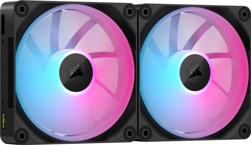 CORSAIR - iCUE LINK LX140 - Ventilator - Zwart - 140 mm PWM - RGB Verlichting - Inclusief iCUE LINK System Hub