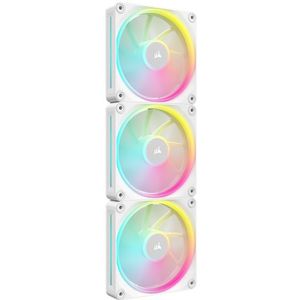 CORSAIR iCUE LINK LX120 RGB Ventilatoren - Drievoudig Pakket - Wit