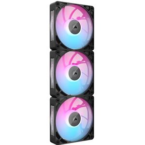 Corsair - iCUE LINK RX120 MAX RGB 120mm Ventilator - Zwart - 3 Stuks