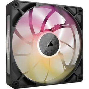 CORSAIR iCUE LINK RX140 MAX RGB Ventilator - Zwart - PWM - Hoge Statische Druk