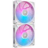 CORSAIR - iCUE LINK RX140 MAX - Ventilator - Wit - 140 mm PWM - Hoge Statische Druk - RGB Verlichting