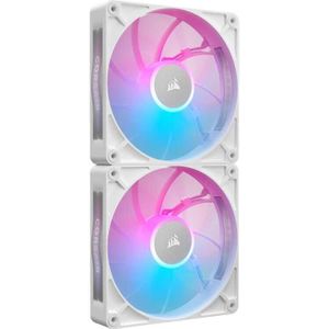 CORSAIR - iCUE LINK RX140 MAX - Ventilator - Wit - 140 mm PWM - Hoge Statische Druk - RGB Verlichting