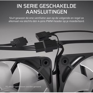 Corsair RS120 Computer behuizing Ventilator 12 Zwart 3 stuk