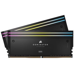 CORSAIR - DOMINATOR Titanium RGB - DDR5 RAM - Zwart - 96 GB (2 x 48 GB) 7000 MHz CL40 Intel XMP