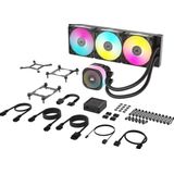 CORSAIR iCUE Link TITAN 360 RGB - Vloeistofkoeler - Zwart - 360 mm Radiator - 3x RX120 RGB-fans