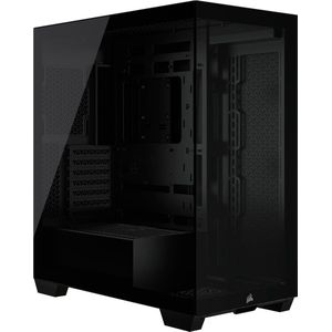 CORSAIR 3500X Black - Midtowermodel ATX - Tempered Glass - zwart