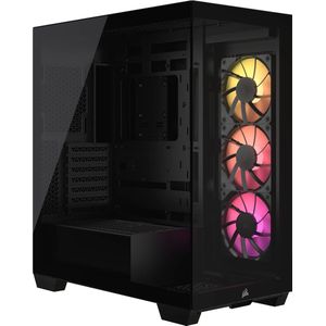 PC-behuizing - Case - Corsair 3500X ARGB Black - Midtowermodel - ATX - Tempered Glass - Zwart
