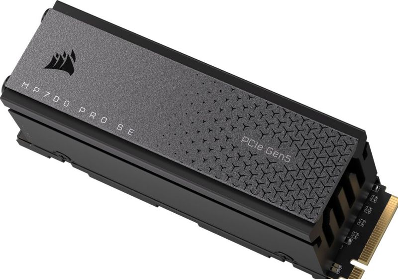 CORSAIR - MP700 PRO SE - SSD - Zwart - 4 TB - M.2 PCIe Gen5 x4 NVMe 2.0 - Tot 14.000MB/sec Lezen