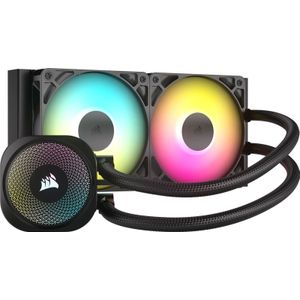 CORSAIR Nautilus 240 RS ARGB Vloeibare CPU-koeler - 240 mm AIO - Zwart