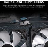 CORSAIR NAUTILUS 360 RS ARGB Vloeibare CPU-koeler - 360 mm AIO - Zwart