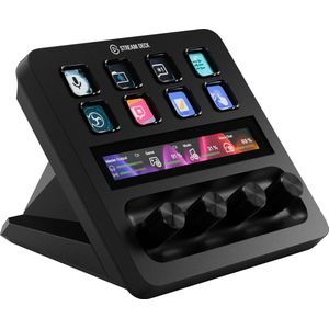 Elgato Stream Deck + XLR Aansluiting - Audiomixer - Touch LCD - Zwart
