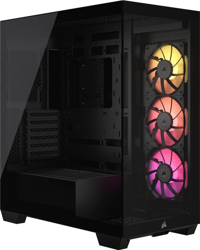 Corsair iCUE LINK 3500X RGB Black - Midtowermodel ATX - Tempered Glass - zwart