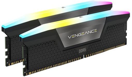 CORSAIR VENGEANCE RGB DDR5 Lichtversterkingsset (Geen Fysiek Geheugen) – Zwart