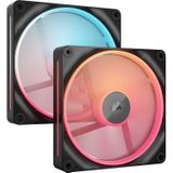 CORSAIR - iCUE LINK LX140-R - Ventilator - Zwart - 140 mm PWM, RGB Verlichting, Geluidsarm