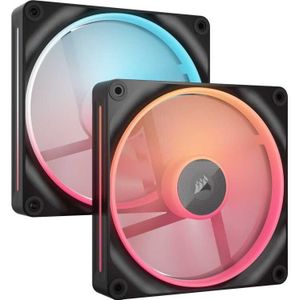 CORSAIR - iCUE LINK LX140-R - Ventilator - Zwart - 140 mm PWM, RGB Verlichting, Geluidsarm