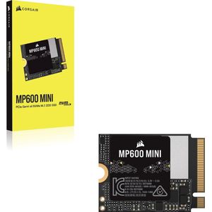Corsair MP600 MINI 2TB SSD.2 2230 PCI Express x4 2 TB NVMe 3d v nand (TLC) zwart