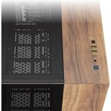 Corsair CC 9011286 WW computerbehuizing Midi Tower Zwart, Walnoot