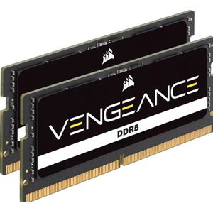 CORSAIR VENGEANCE SODIMM DDR5 RAM 96GB (2x48GB) 5200MHz CL44 Intel XMP iCUE-Compatibel Computergeheugen – Zwart (CMSX96GX5M2A5200C44)