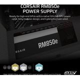 Corsair - RMe Series RM850e - Voeding - 850 Watt - Fully Modular - Gold Certified