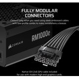 Corsair RM1000e Voeding - 1000W - Volledig Modulair - Cybenetics Gold