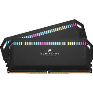 CORSAIR DOMINATOR PLATINUM RGB DDR5 RAM 64 GB (2 x 32 GB) 5600 MHz CL40 Intel XMP compatibel iCUE computergeheugen, zwart (CMT64GX5M2X5600C40)