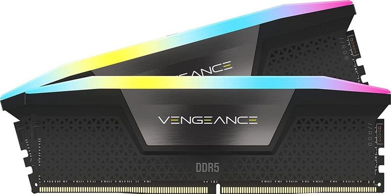 Corsair - Vengeance RGB - RAM - Zwart - 2 x 16GB - 5200 MHz - DDR5 - DIMM 288 pin
