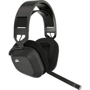 Corsair HS80 MAX Draadloze multiplatform gaming headset met Bluetooth - Dolby Atmos - microfoon in streamingskwaliteit - iCUE compatibel - pc, Mac, PS5, PS4, mobiel - staalgrijs