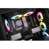 Corsair iCUE H100i Elite LCD XT Liquid CPU-koeler - IPS LCD-display - twee AF120 RGB Elite ventilatoren - 240 mm radiator - geschikt voor Intel® LGA 1700, AMD AM5 en Plus - zwart