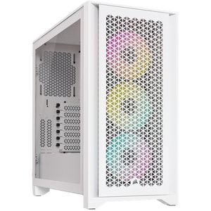 Corsair iCUE 4000D RGB Airflow TG - White - Geh�use - Miditower - Wei�