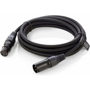 Elgato XLR-kabel, afgeschermde microfoonkabel voor studio-opnames, live-productie, met vergulde stekkers, mannelijk naar vrouwelijk, voor symmetrische micro- of analoge lijnen, 3 m