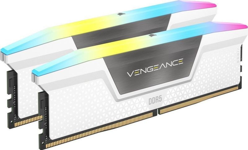 Corsair - Vengeance RGB - RAM - Wit - 2 x 16GB - 6000 MHz - DDR5