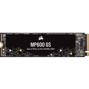 Corsair MP600 GS 500 GB PCIe Gen4 x4 NVMe M.2 SSD – High-Density TLC NAND – M.2 2280 – Compatibel met DirectStorage - Tot 4.800 MB/sec – Perfect voor PCIe 4.0-Notebooks - Zwart