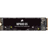 Corsair MP600 GS 1 TB PCIe Gen4 x4 NVMe M.2 SSD – High-Density TLC NAND – M.2 2280 – Compatibel met DirectStorage - Tot 4.800 MB/sec – Perfect voor PCIe 4.0-Notebooks - Zwart