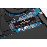 Corsair Force MP600 Pro NH - SSD - M.2 - 1TB - PCIe NVME - 3D QLC NAND - Gen4 - PCIe x4 NVMe 2280 - zwart