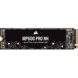 Corsair Force MP600 Pro NH - SSD - M.2 - 1TB - PCIe NVME - 3D QLC NAND - Gen4 - PCIe x4 NVMe 2280 - zwart