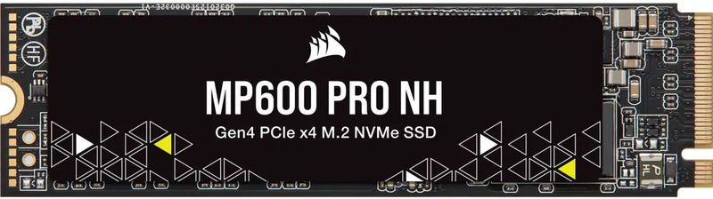 Corsair Force MP600 Pro NH - SSD - M.2 - 1TB - PCIe NVME - 3D QLC NAND - Gen4 - PCIe x4 NVMe 2280 - zwart