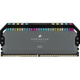Corsair DOMINATOR PLATINUM RGB DDR5 32GB (2x16GB) 5600MHz C36 AMD Geoptimaliseerd Desktop Geheugen (12 CAPELLIX RGB LEDs, Gepatenteerde CORSAIR DHX Koeling, Aangepaste AMD® EXPO Profielen) Grijs