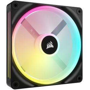 CORSAIR iCUE LINK QX140 RGB - Magnetische Koepel RGB Ventilator - Zwart - Startpakket