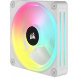 CORSAIR QX120 RGB Starter Kit White - Ventilatorhuis - 3-pack - 3x QX120 RGB PMW Fans - 1x iCUE LINK-hub - wit
