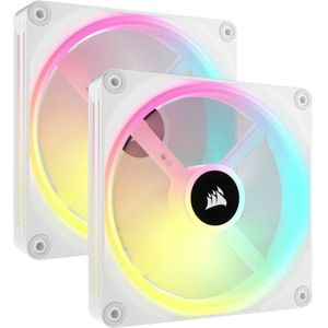 Corsair CO-9051008-WW - Ventilatorhuis - 140 mm - 2 stuk(s) - wit