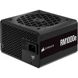 Corsair RM1000e (2023) Volledig modulaire en stille voeding, compatibel met ATX 3.0 en PCIe 5.0, condensatoren bij 105 °C, efficiëntie 80 Plus Gold, moderne standby-ondersteuning, zwart