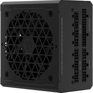 Corsair RM1000e (2023) ATX-voeding, volledig modulair en stil, compatibel met ATX 3.0 en PCIe 5.0, condensatoren bij 105 °C, efficiëntie 80 Plus Gold, moderne standby-ondersteuning, zwart