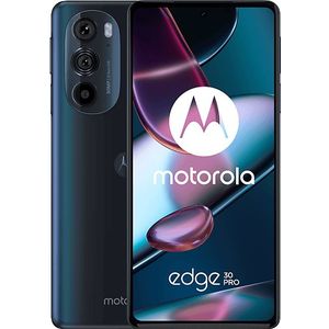 Motorola Edge 30 Pro 256 GB mobiele telefoon, donkerblauw, Cosmos Blue, Dual SIM, Android 12